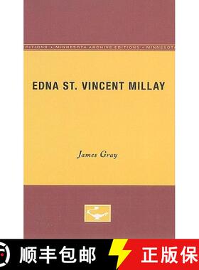 【3-4周达】Edna St. Vincent Millay: University of Minnesota Pamphlets on American Writers [9780816604371]