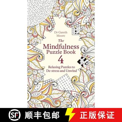 【3-4周达】The Mindfulness Puzzle Book 4 : Relaxing Puzzles to De-stress and Unwind [9781472145444]