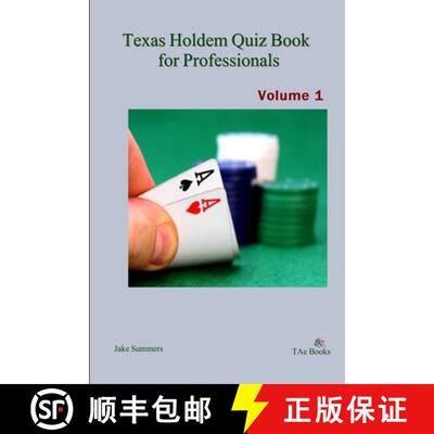 【3-4周达】Texas Holdem Quiz Book for Professionals, Volume 1 [9781105962905]