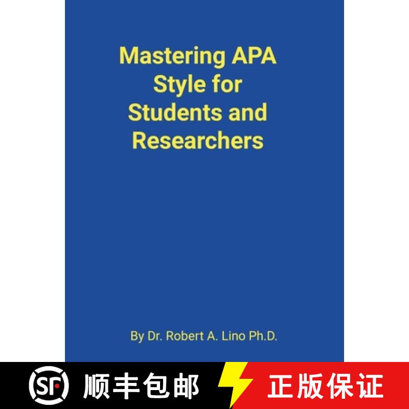 【2-3周达】Mastering APA Style for Students and Researchers [9781312670976]