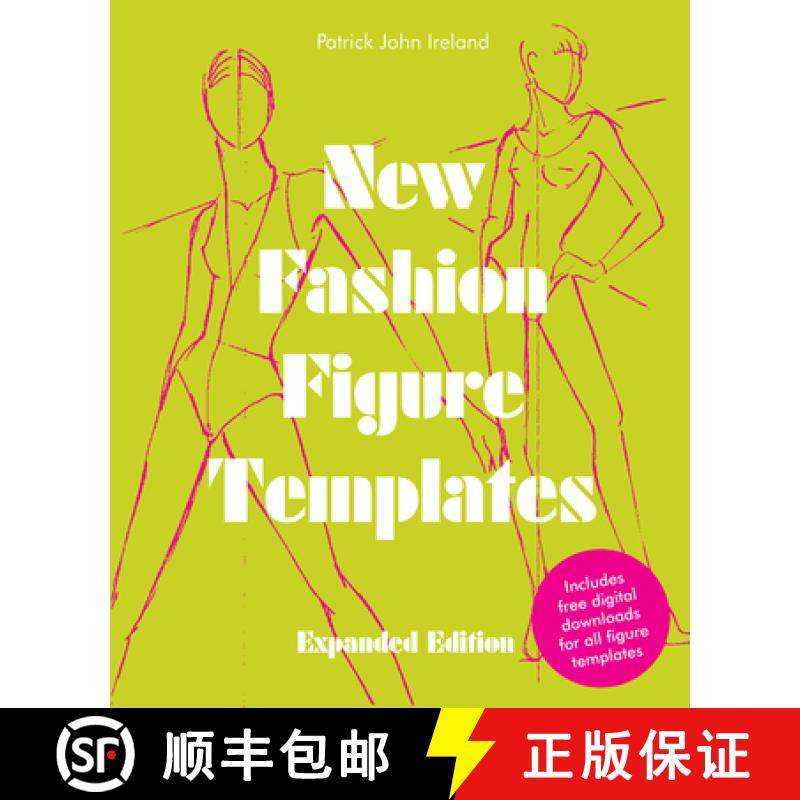 【3-4周达】New Fashion Figure Templates - Expanded Edition [9781849942591]