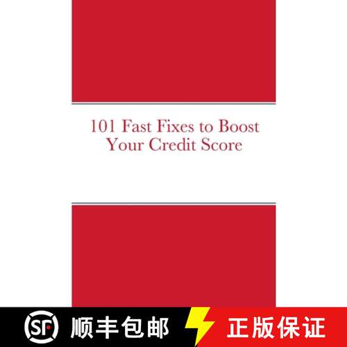 【3-4周达】101 Fast Fixes to Boost Your Credit Score [9781312012714]