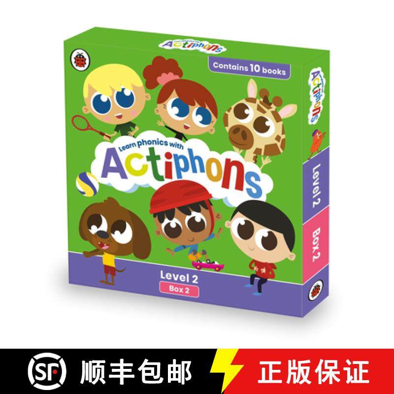 Actiphons Level 2 Box 2: Books 9-18 : Learn phonics and get active with Actiphons! [9780241488713]