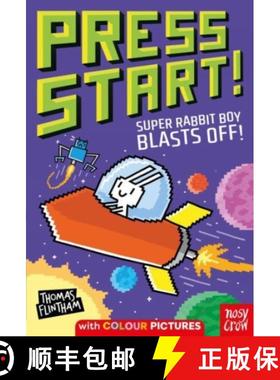 【3-4周达】Press Start! Super Rabbit Boy Blasts Off! [9781805131243]