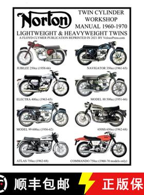【3-4周达】NORTON 1960-1970 LIGHTWEIGHT AND HEAVYWEIGHT TWIN CYLINDER WORKSHOP MANUAL 250cc TO 750cc.... [9781588502421]