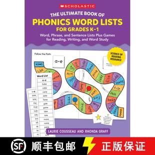 【3-4周达】The Ultimate Book of Phonics Word Lists: Grades K-1: Games & Word Lists for Reading, Writi... [9781546113836]