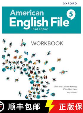 【3-4周达】American English File: Level 5: Workbook [9780194907149]