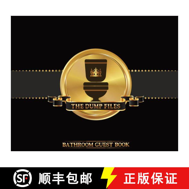 【3-4周达】精装 Dump Files Bathroom Guest Book: Funny Hardcover Bathroom Journal Guestbook With 110 P... [9781953987198] - 实物图