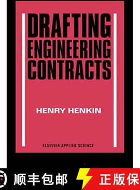【3-4周达】Drafting Engineering Contracts [9781851662234]