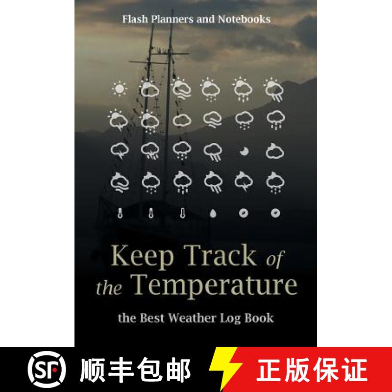 【2-3周达】Keep Track of the Temperature, the Best Weather Log Book [9781683778646]