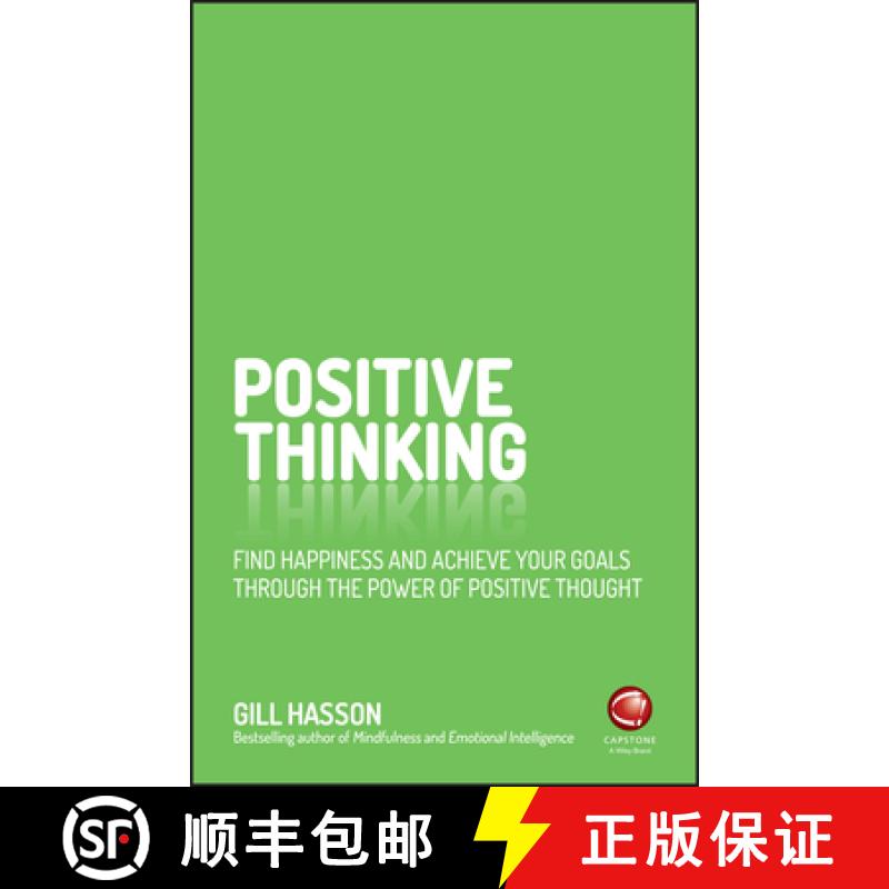 【2-3周达】Positive Thinking - Find Happiness And Achieve Your Goals Through The Power Of Positive Th... [9780857086839]