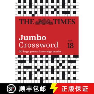 【3-4周达】The Times 2 Jumbo Crossword Book 18: 60 Large General-Knowledge Crossword Puzzles [9780008538019]