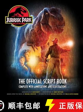 【3-4周达】Jurassic Park: The Official Script Book: Complete with Annotations and Illustrations [9798886633313]
