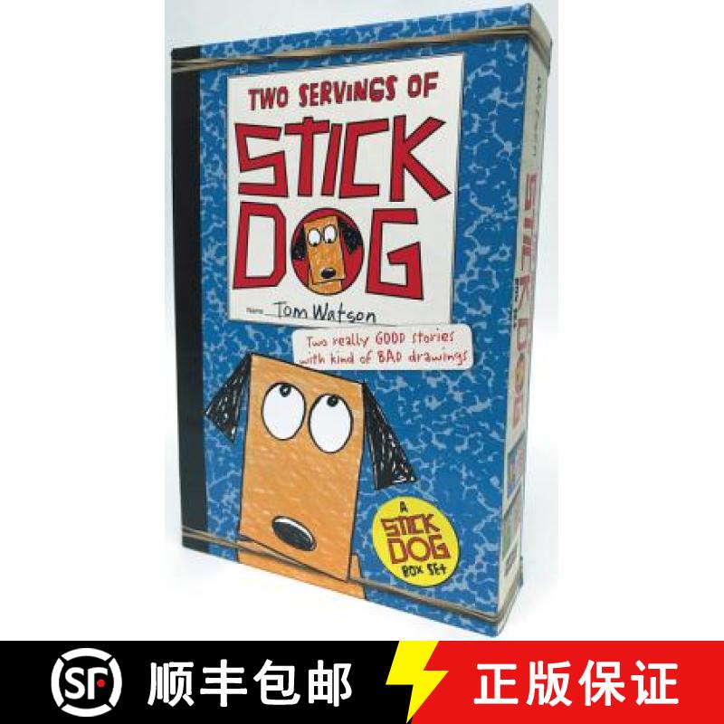 【3-4周达】Stick Dog Box Set: Two Servings of Stick Dog: Stick Dog and Stick Dog Wants a Hot Dog [9780062748102]