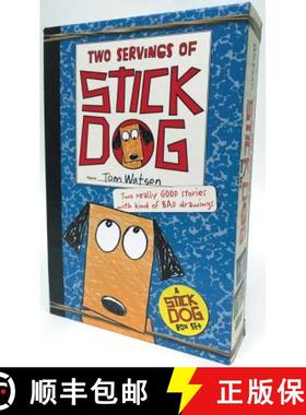 【3-4周达】Stick Dog Box Set: Two Servings of Stick Dog: Stick Dog and Stick Dog Wants a Hot Dog [9780062748102]