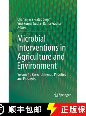 【3-4周达】Microbial Interventions in Agriculture and Environment: Volume 1 : Research Trends, Priori... [9789811383908]