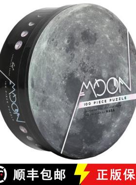 【3-4周达】100 Piece Moon Puzzle: Featuring Photography from the Archives of NASA (Space Puzzles, Pho... [9781452176390]