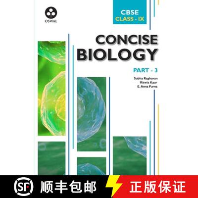 【3-4周达】Concise Biology: Textbook for CBSE Class 9 [9789387660885]