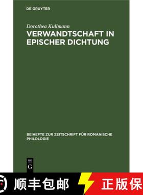 预订 Verwandtschaft in Epischer Dichtung: Untersuchungen Zu Den Franzoesischen 'Chansons de Geste' Un... [9783484522428]