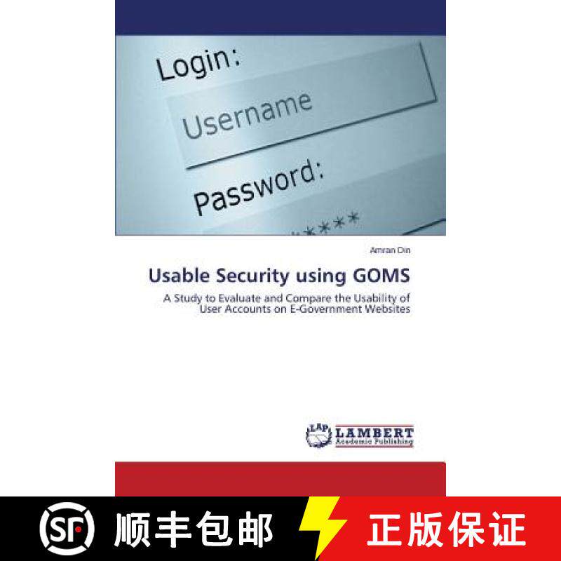 预订 Usable Security using GOMS [9783659718540]