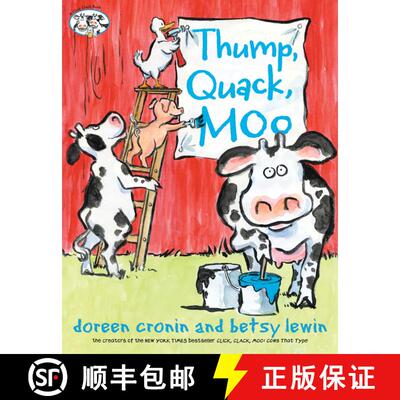 【3-4周达】Thump, Quack, Moo: A Whacky Adventure [9781416916307]
