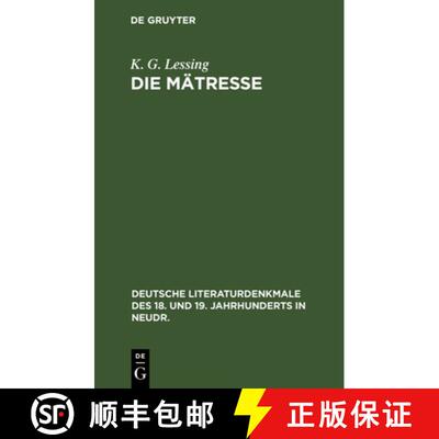 【3-4周达】精装 Die Mätresse – Lustspiel [9783112367315]