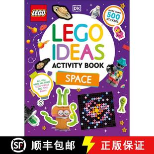 Book Activities Space Activity Lego Fun Sticker Packed F... Building Ideas and 4周达 9780593965566 with