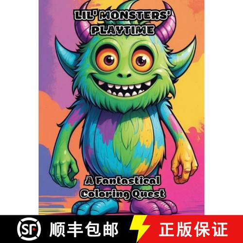 【3-4周达】Lil' Monsters' Playtime: A Fantastical Coloring Quest [9798869106131]