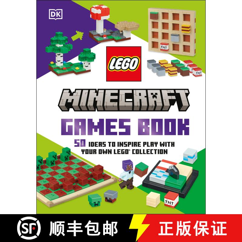 【3-4周达】精装 LEGO Minecraft Games Book (Library Edition): 50 Fun Ideas to Play with Your LEGO Coll... [9780593966983]图片