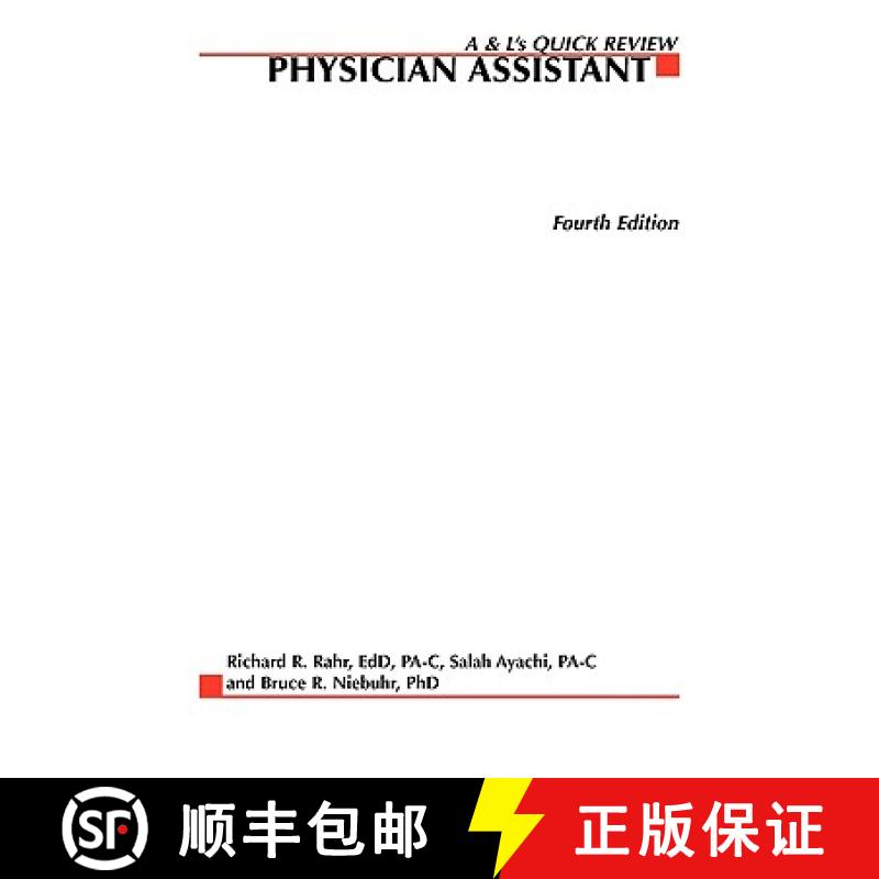 【2-3周达】Appleton and Lange's Quick Review: Physician Assistant [9780838503942]