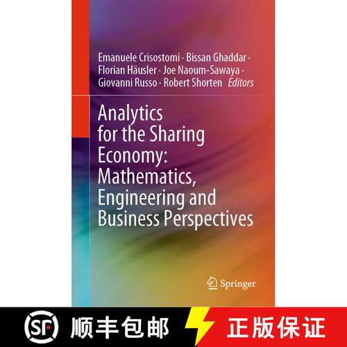 【3-4周达】精装 Analytics for the Sharing Economy: Mathematics, Engineering and Business Perspectives [9783030350314]
