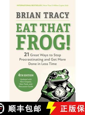 【3-4周达】Eat That Frog!, Fourth Edition: 21 Great Ways to Stop Procrastinating and Get More Done in... [9798890570925]