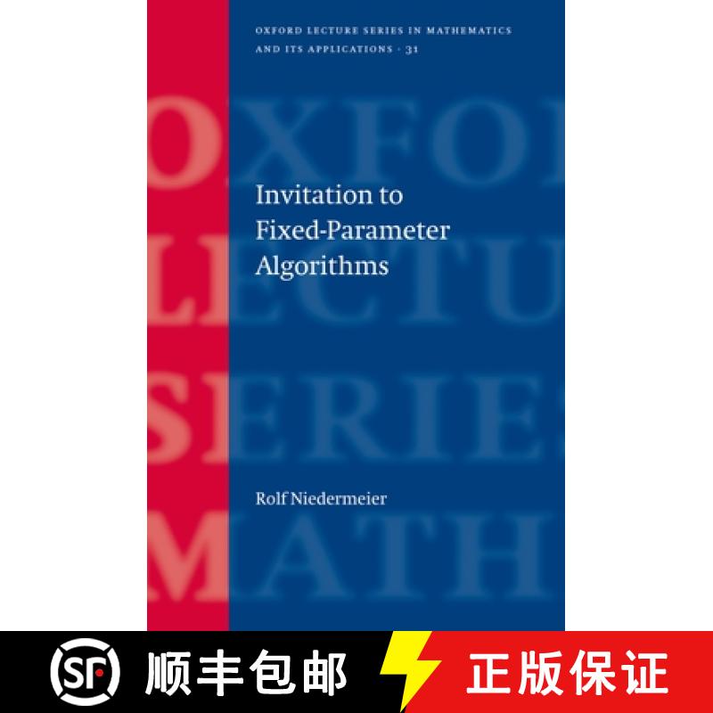 【3-4周达】Invitation to Fixed Parameter Algorithms [9780198566076]