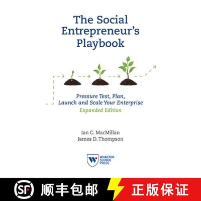 【3-4周达】精装 The Social Entrepreneur's Playbook, Expanded Edition: Pressure Test, Plan, Launch and... [9781613631324]