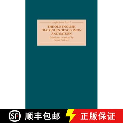 【3-4周达】精装 The Old English Dialogues of Solomon and Saturn [9781843842033]