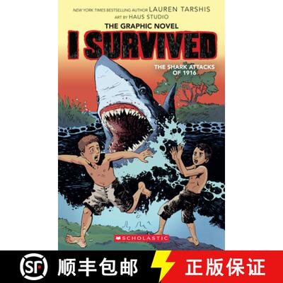 【3-4周达】I Survived the Shark Attacks of 1916: A Graphic Novel (I Survived Graphic Novel #2): Volume 2 [9781338120950]