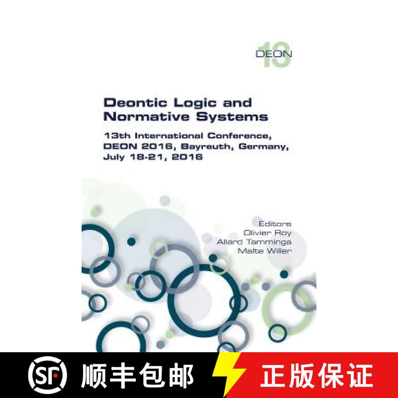 【3-4周达】Deontic Logic and Normative Systems.  13th International Conference, DEON 2016 [9781848902152]