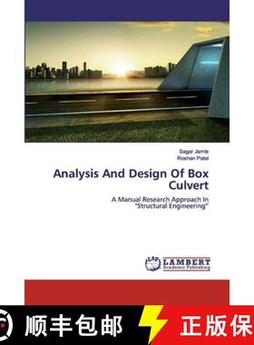 【3-4周达】Analysis And Design Of Box Culvert [9786200787606]