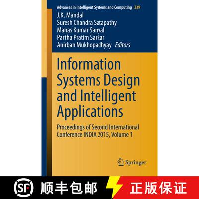 【3-4周达】Information Systems Design and Intelligent Applications : Proceedings of Second Internatio... [9788132222491]