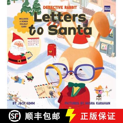 【3-4周达】精装 Detective Rabbit: Letters to Santa [9798988962946]