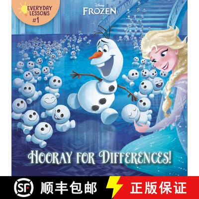 【3-4周达】Everyday Lessons #1: Hooray for Differences! (Disney Frozen) [9780736442787]