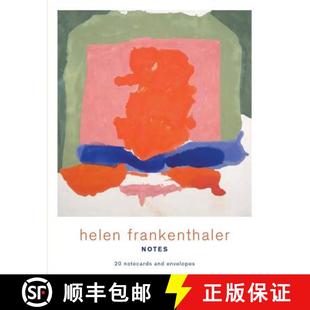 Notes 9781452145808 Helen Envelopes Frankenthaler and 现货 Notecards