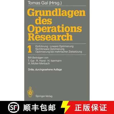 【3-4周达】Grundlagen des Operations Research: 1 Einführung, Lineare Optimierung, Nichtlineare Optim... [9783540543909]