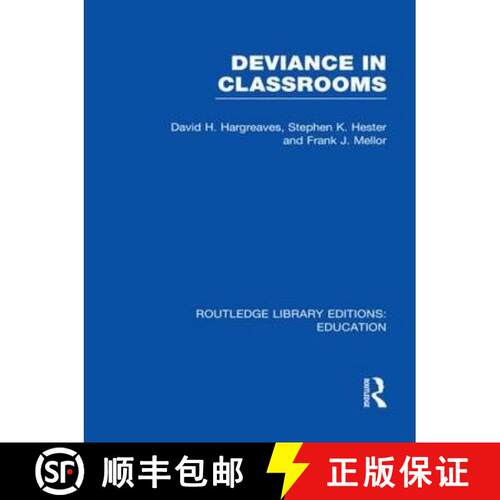 【3-4周达】精装 Deviance in Classrooms (RLE Edu M) [9780415689472]
