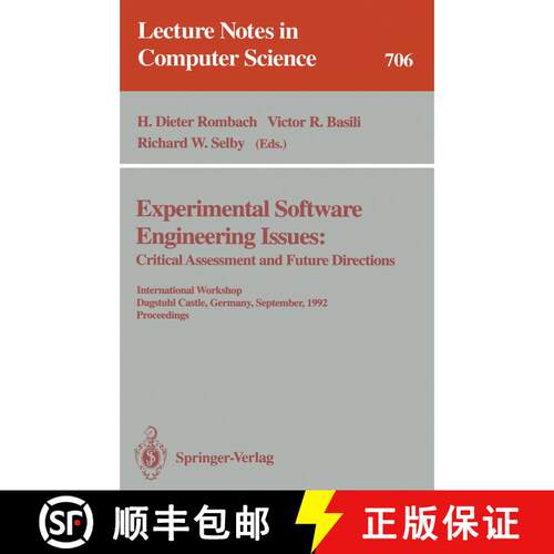 【3-4周达】Experimental Software Engineering Issues: Critical Assessment and Future Directions - Inte... [9783540570929]