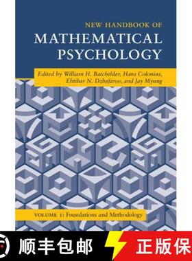 【3-4周达】New Handbook of Mathematical Psychology: Volume 1, Foundations and Methodology: - Foundati... [9781107029088]