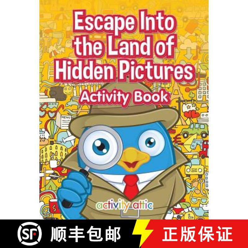 【3-4周达】Escape Into the Land of Hidden Pictures Activity Book [9781683233329]