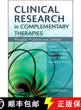 【3-4周达】Clinical Research in Complementary Therapies: Principles, Problems and Solutions [9780443069567]