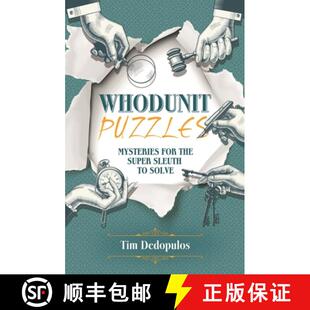 【3-4周达】Whodunit Puzzles: Mysteries for the Super Sleuth to Solve [9781398809192]