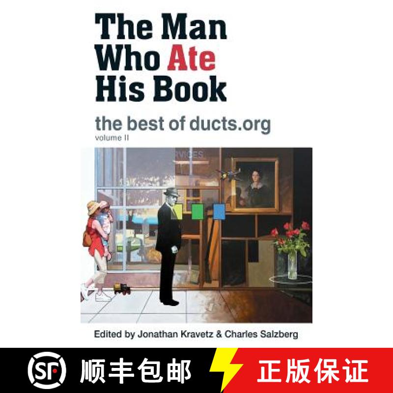 【3-4周达】The Man Who Ate His Book, The Best of Ducts.org [9780988696846]